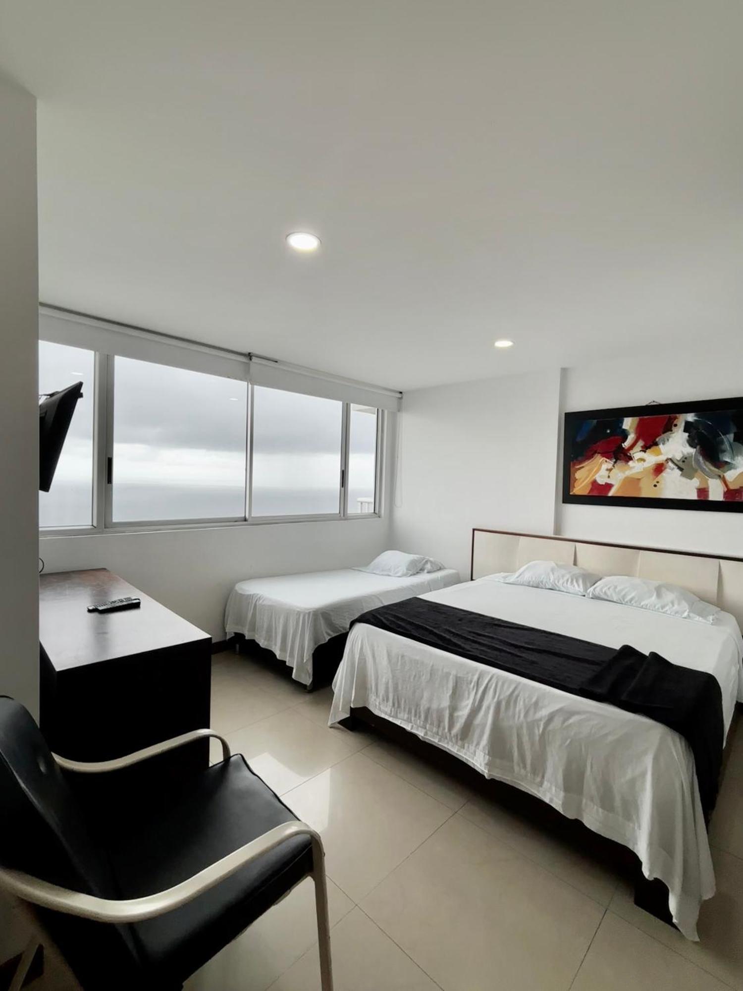 Paraiso En Bocagrande Con Vista Al Mar Cartagena Exteriör bild