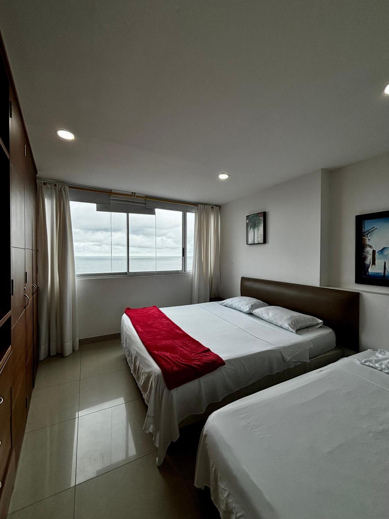 Paraiso En Bocagrande Con Vista Al Mar Cartagena Exteriör bild