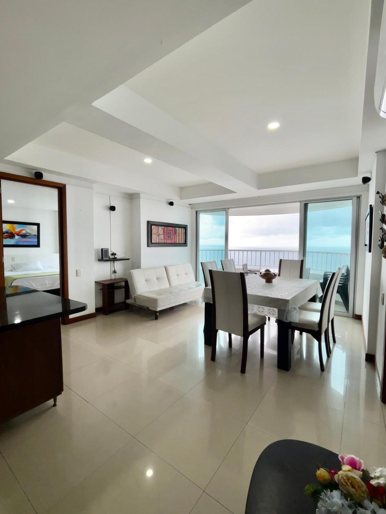 Paraiso En Bocagrande Con Vista Al Mar Cartagena Exteriör bild