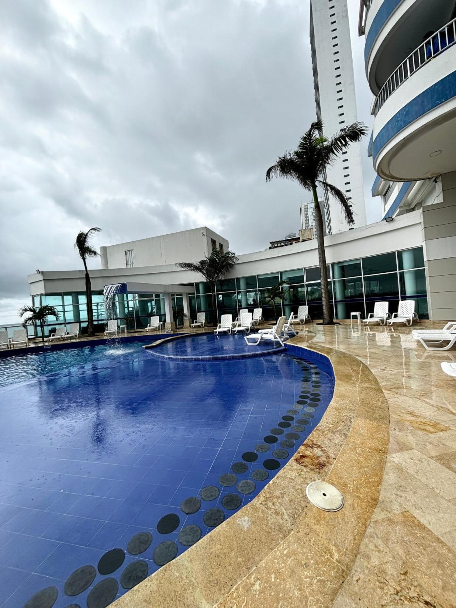 Paraiso En Bocagrande Con Vista Al Mar Cartagena Exteriör bild