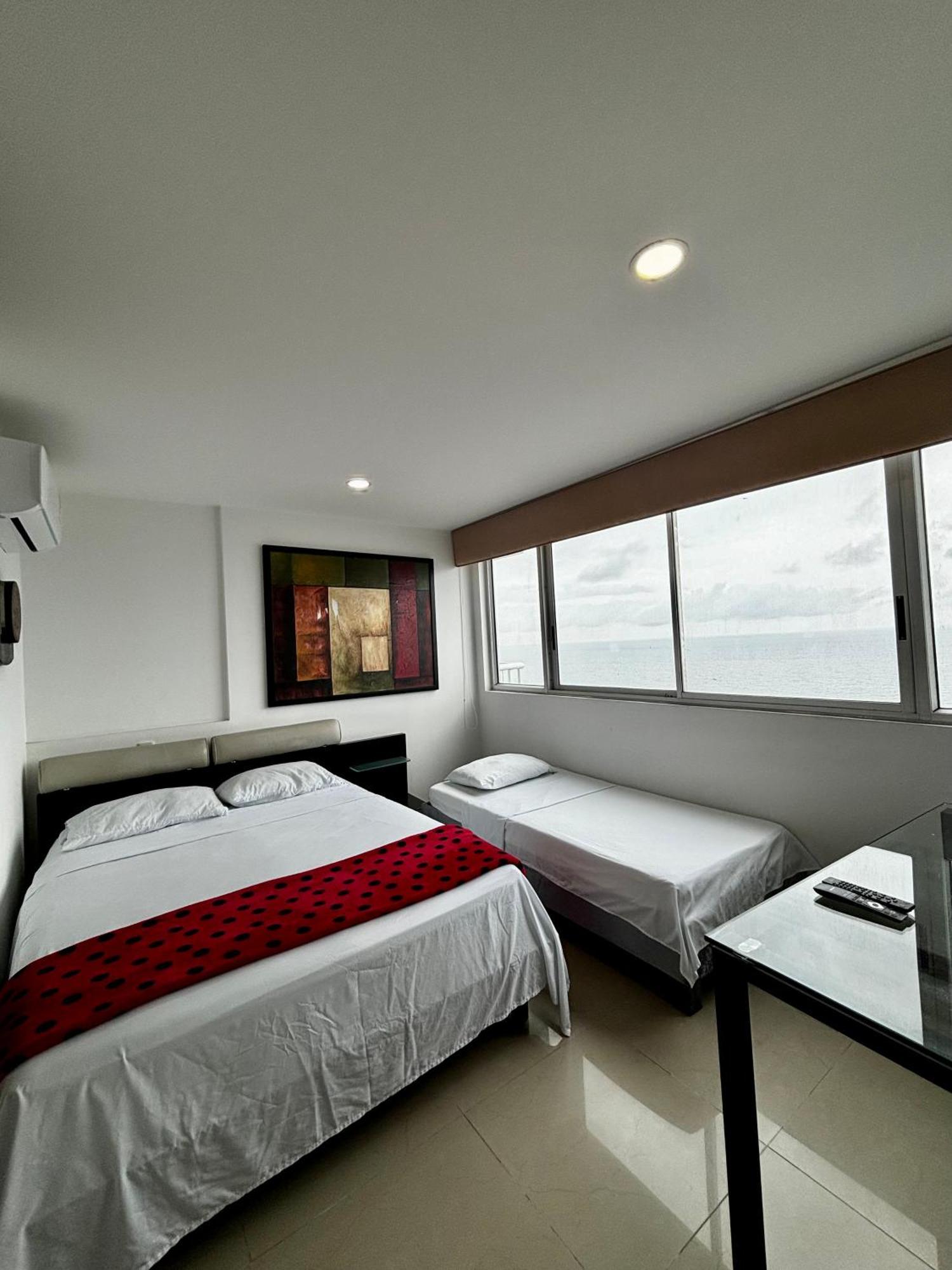 Paraiso En Bocagrande Con Vista Al Mar Cartagena Exteriör bild