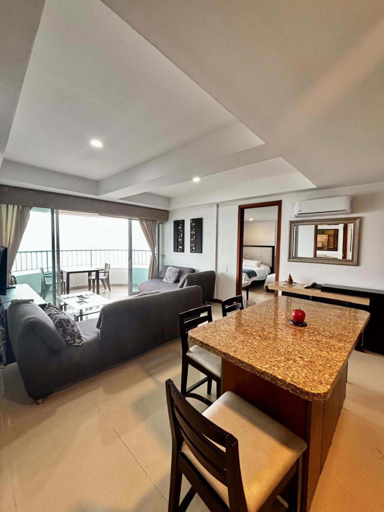 Paraiso En Bocagrande Con Vista Al Mar Cartagena Exteriör bild