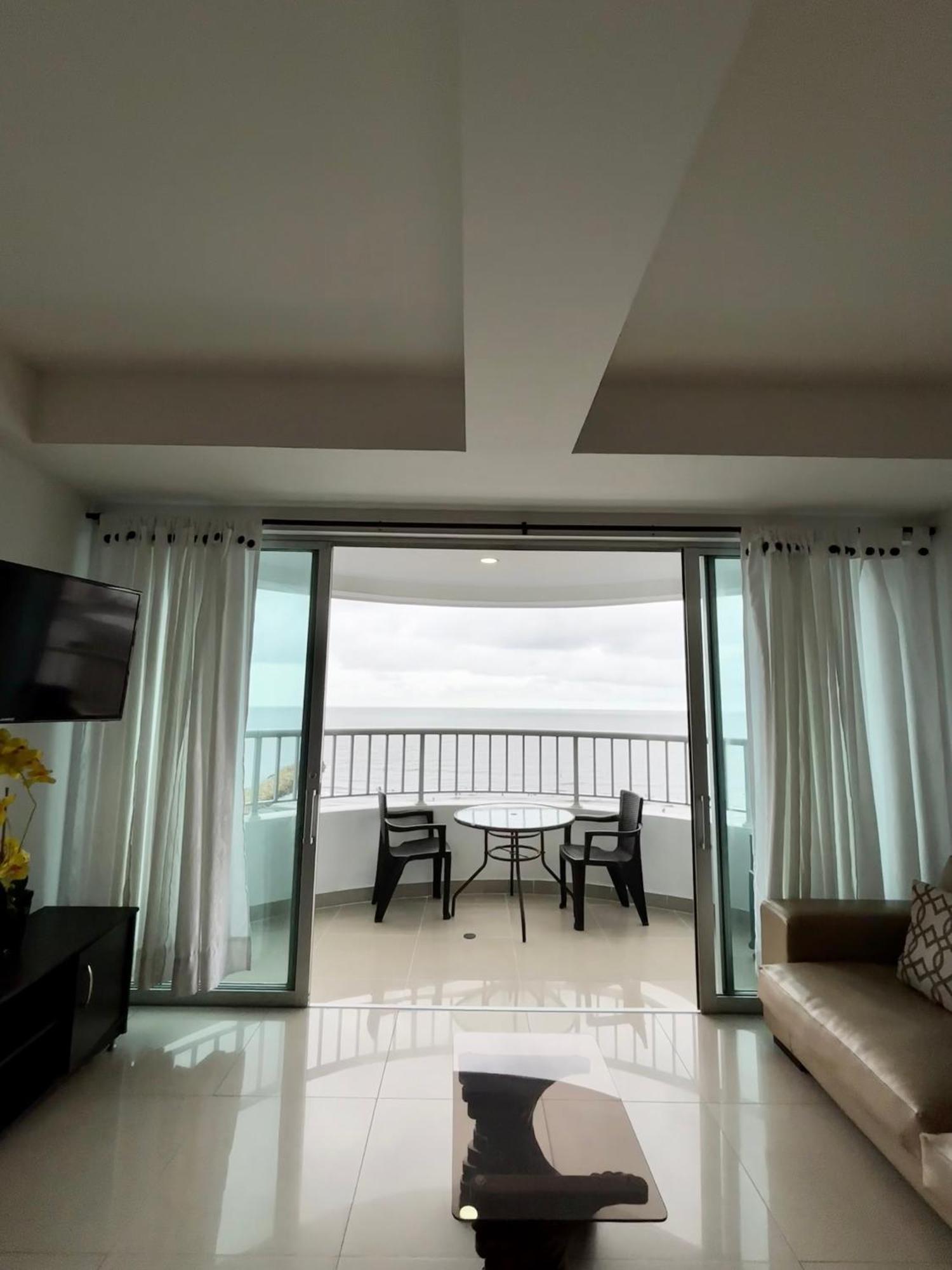 Paraiso En Bocagrande Con Vista Al Mar Cartagena Exteriör bild