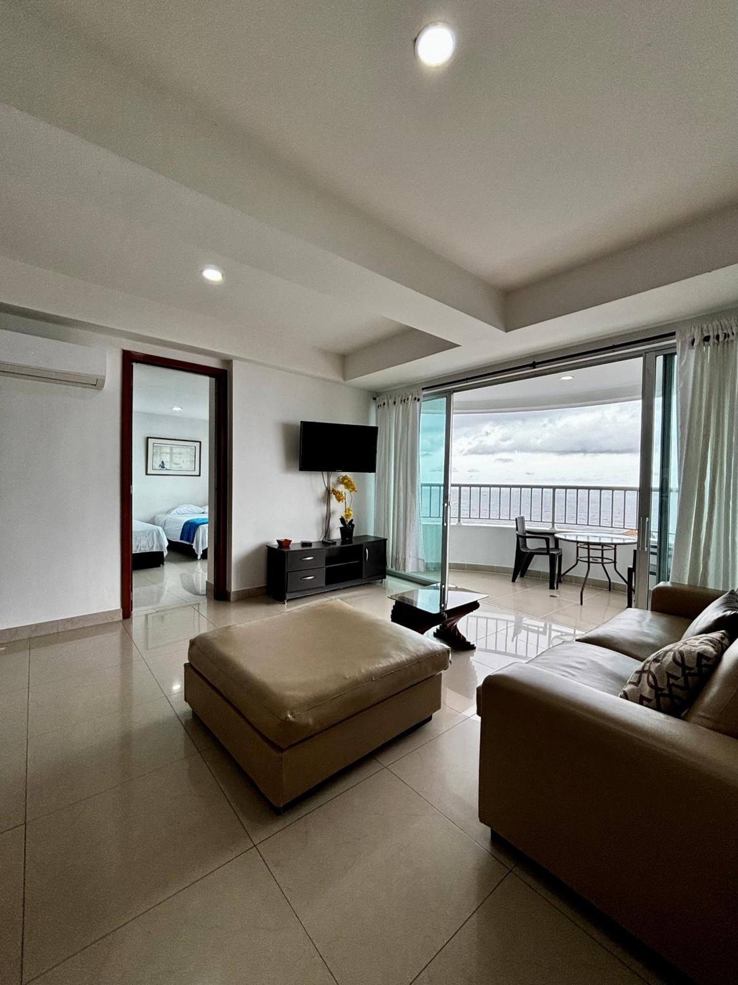 Paraiso En Bocagrande Con Vista Al Mar Cartagena Exteriör bild