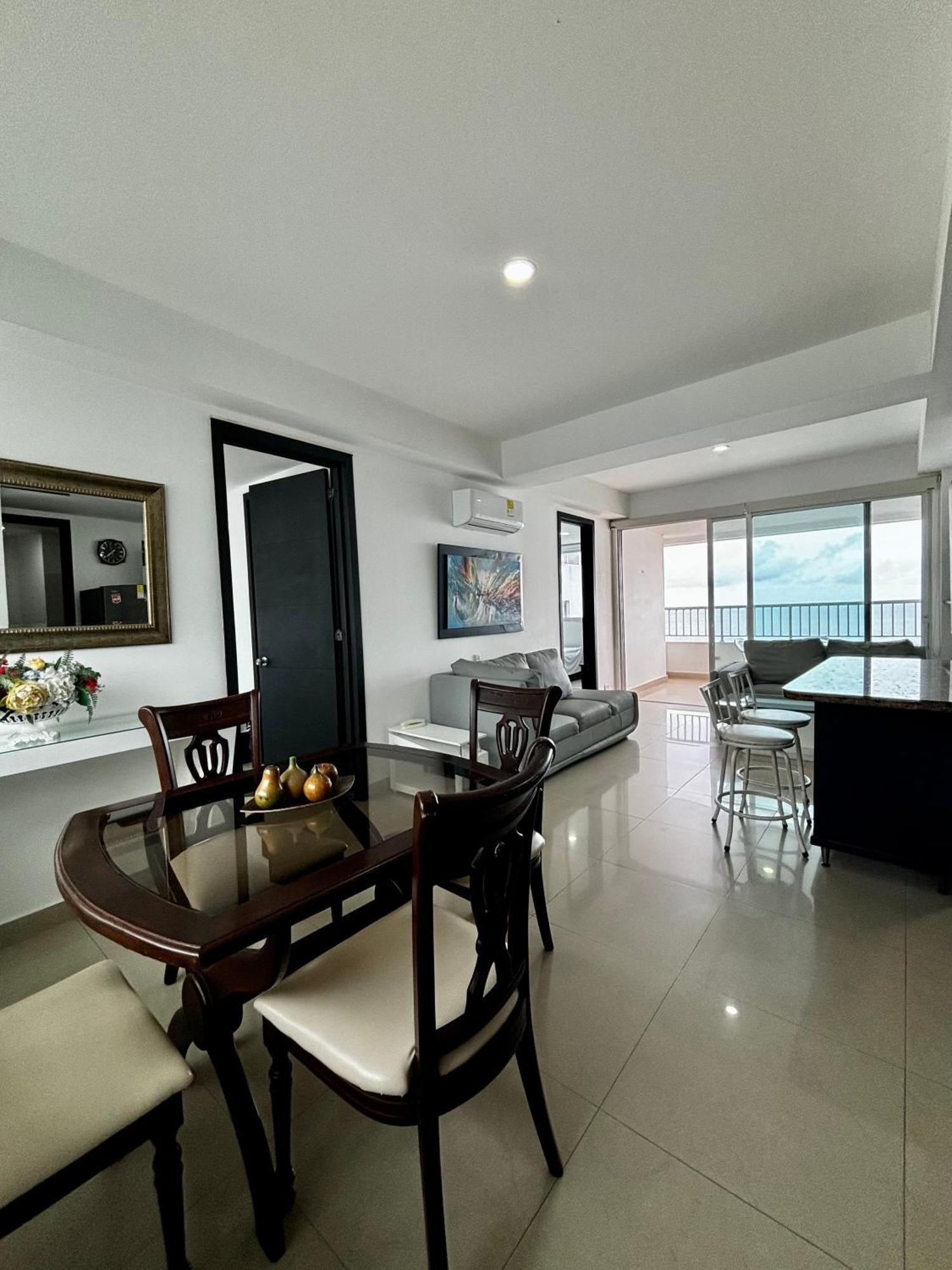 Paraiso En Bocagrande Con Vista Al Mar Cartagena Exteriör bild