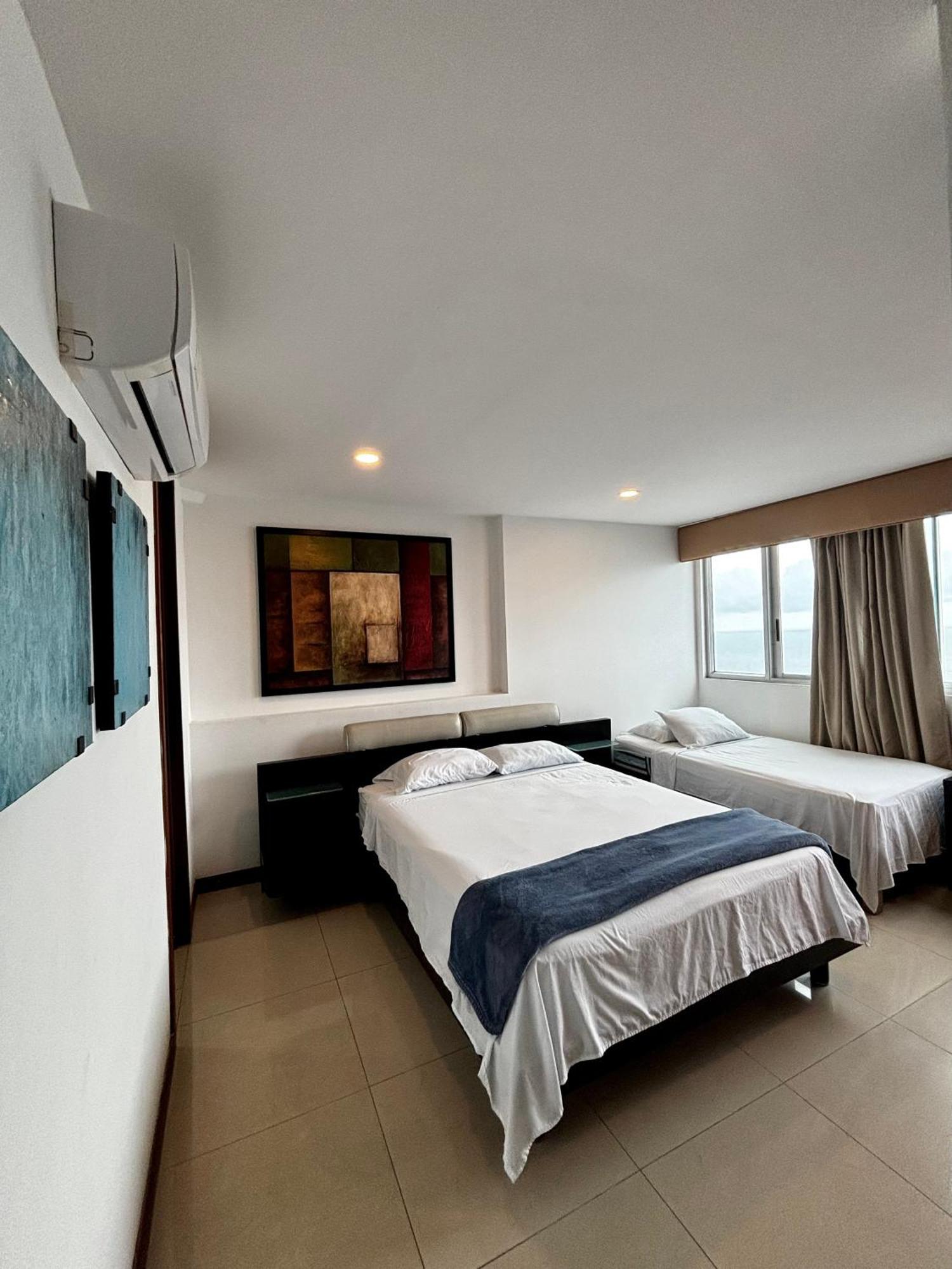 Paraiso En Bocagrande Con Vista Al Mar Cartagena Exteriör bild