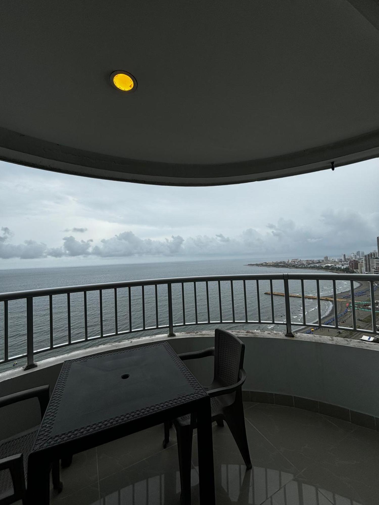 Paraiso En Bocagrande Con Vista Al Mar Cartagena Exteriör bild