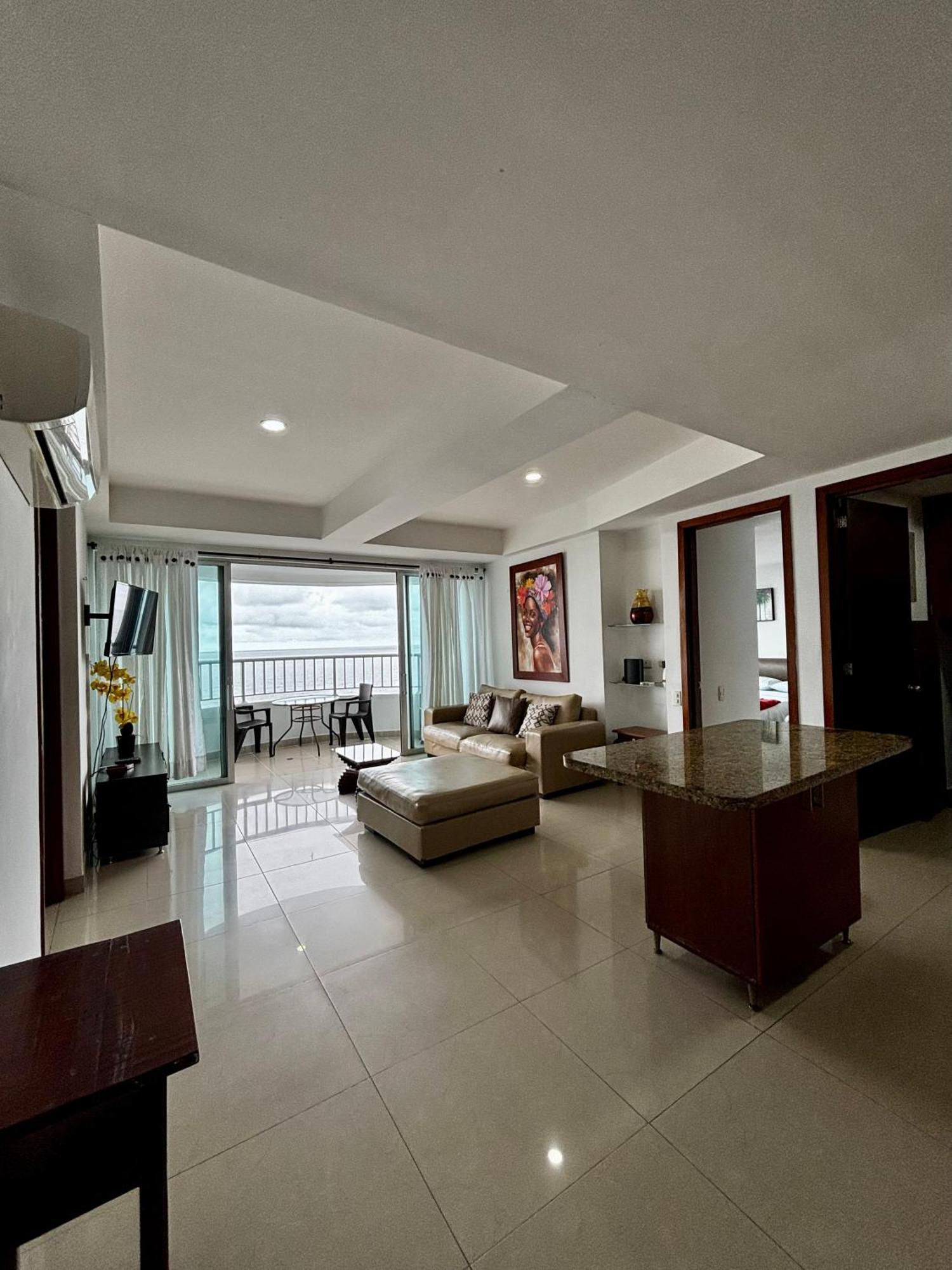 Paraiso En Bocagrande Con Vista Al Mar Cartagena Exteriör bild