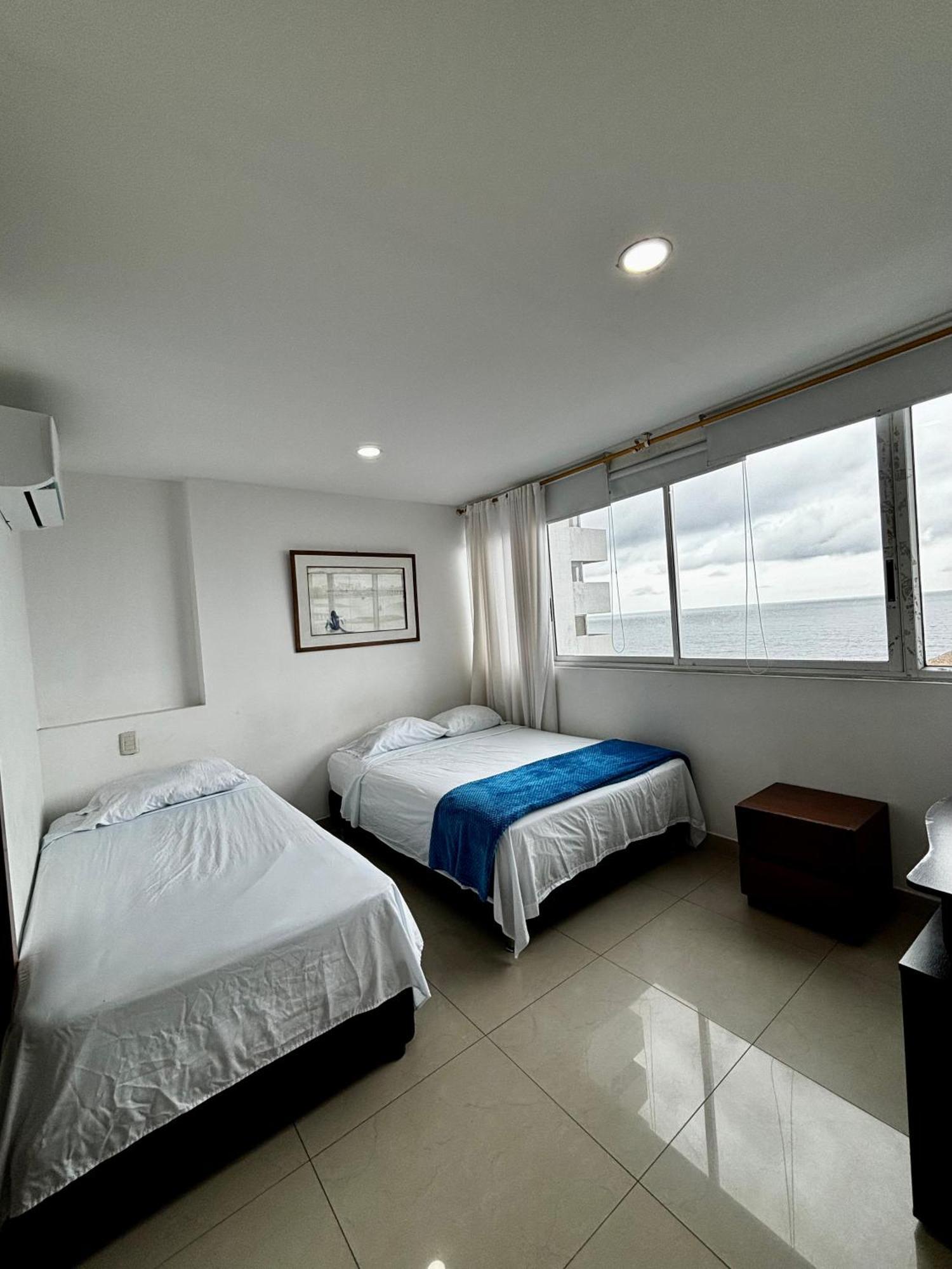Paraiso En Bocagrande Con Vista Al Mar Cartagena Exteriör bild